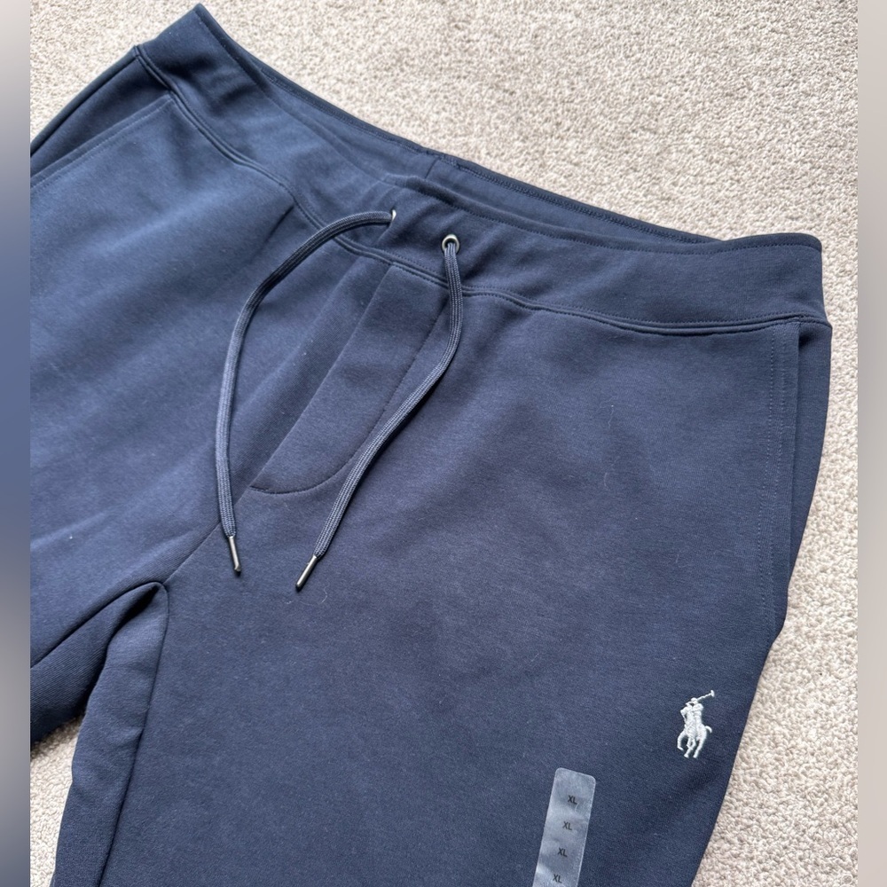 NWT Mens Polo Ralph Lauren Double Knit Jogger Pants Size XL Navy NEW - Picture 2 of 12